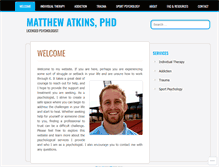 Tablet Screenshot of drmattatkins.com